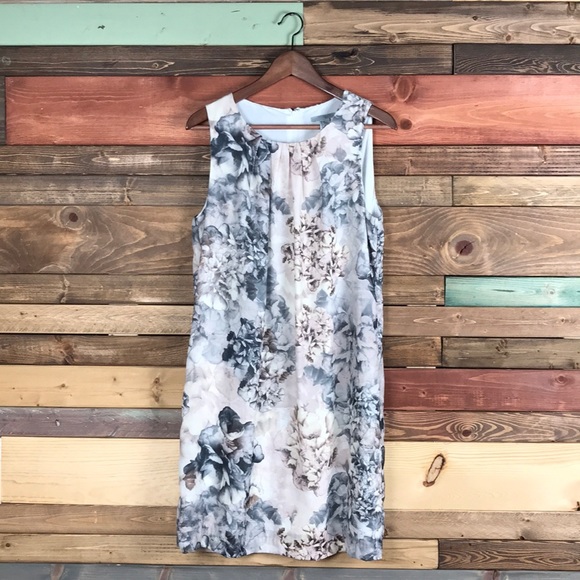 H&M Dresses & Skirts - HM Blush Grey Floral Dress 14
